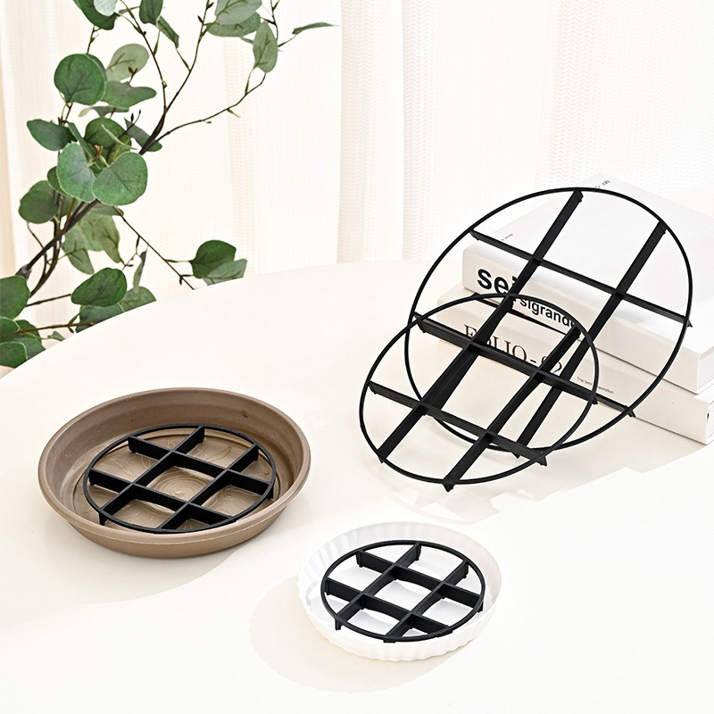 Drip Tray Saucer - Anti-podridão Bandeja Flower Pot, Raiz Pires