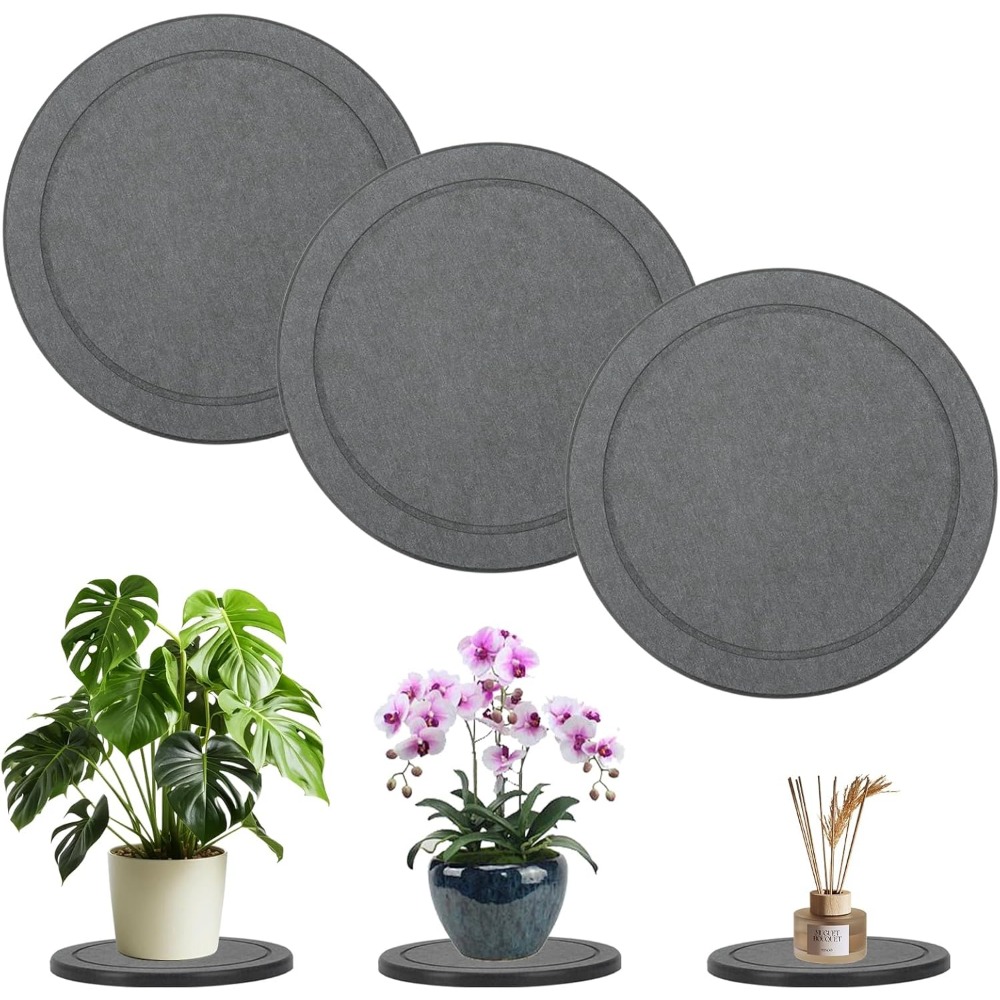 Drip Tray Saucer - Conjunto de 3 peças de pratos
