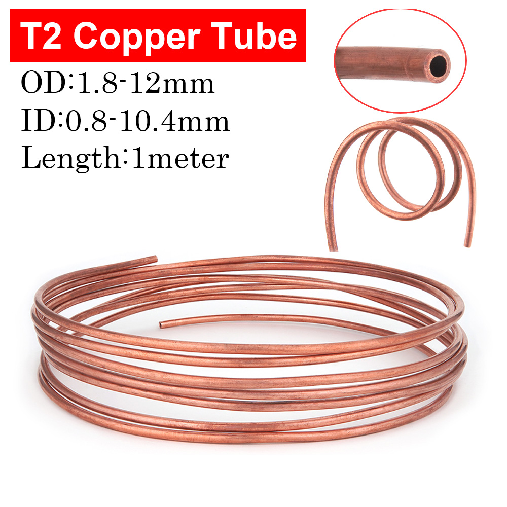 Copper Wire Roll - 1 Metro Tubo de Cobre Macio