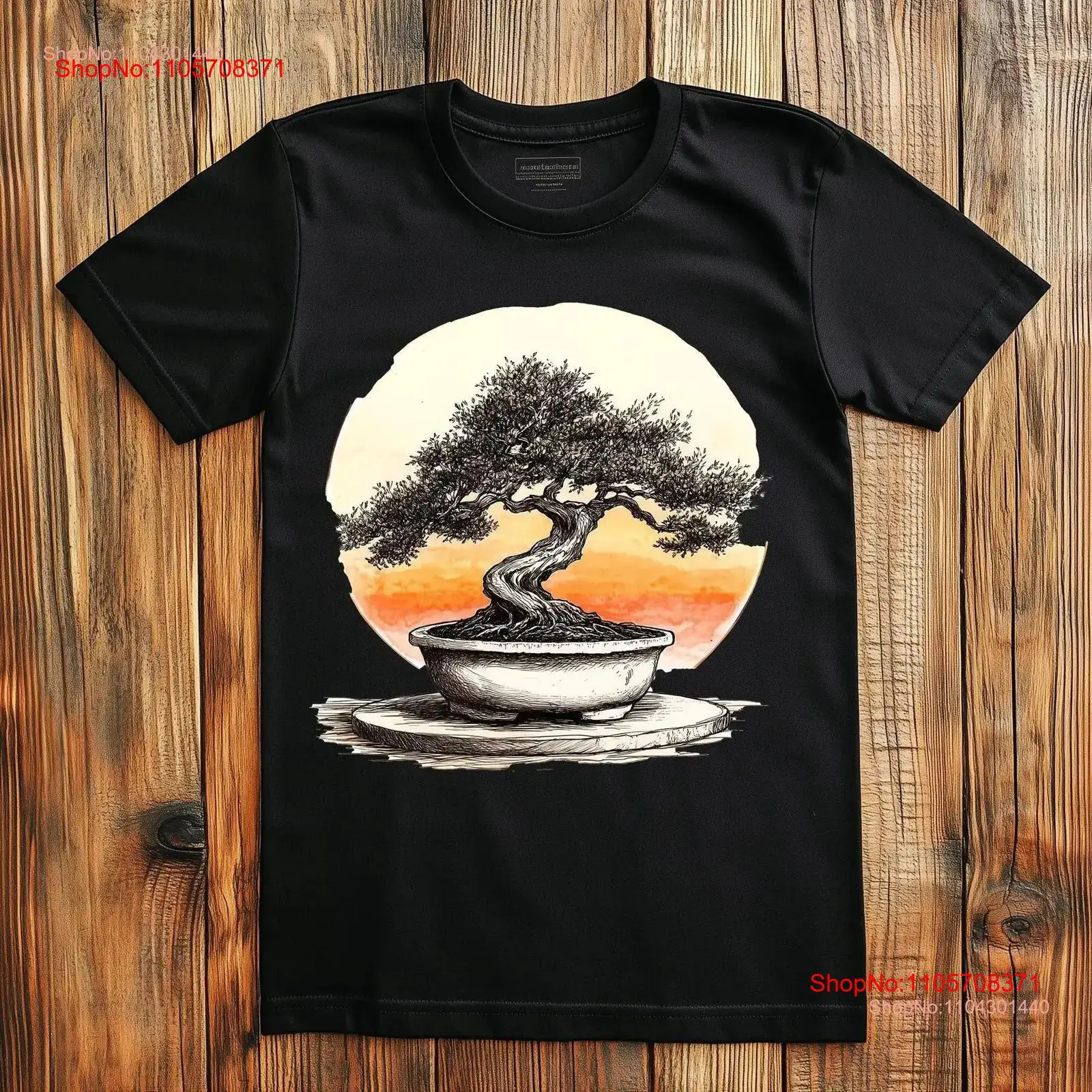 Bonsai Garden Art - Camiseta com Estampa de Bonsai Japonês,
