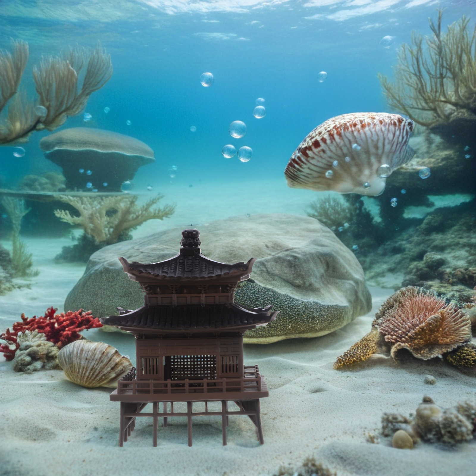 Pequeno pavilhão chinês decora - Bonsai Garden Landscape Design avaliação e preço