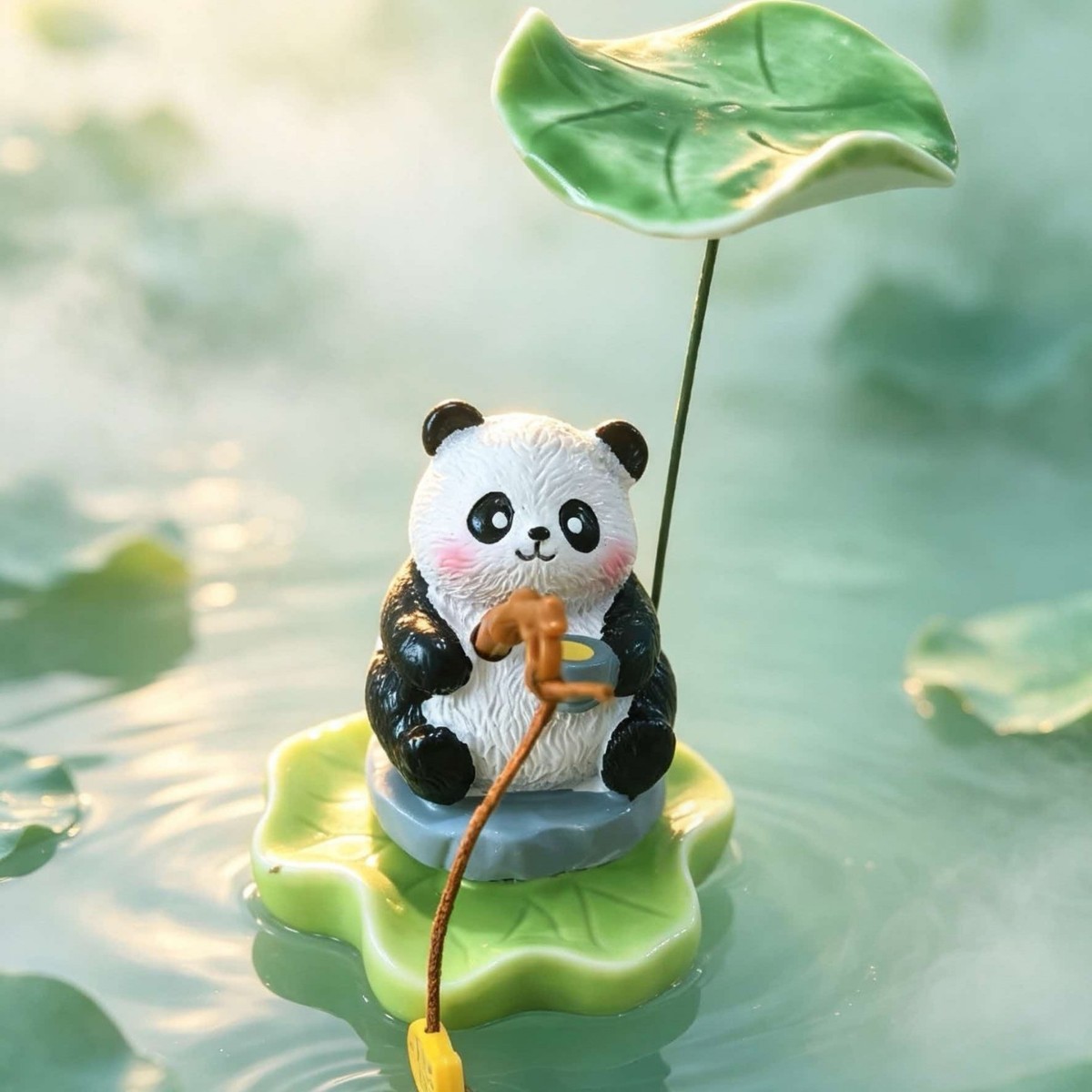 Estatueta de animal de pesca f - Bonsai Garden Art avaliação e preço