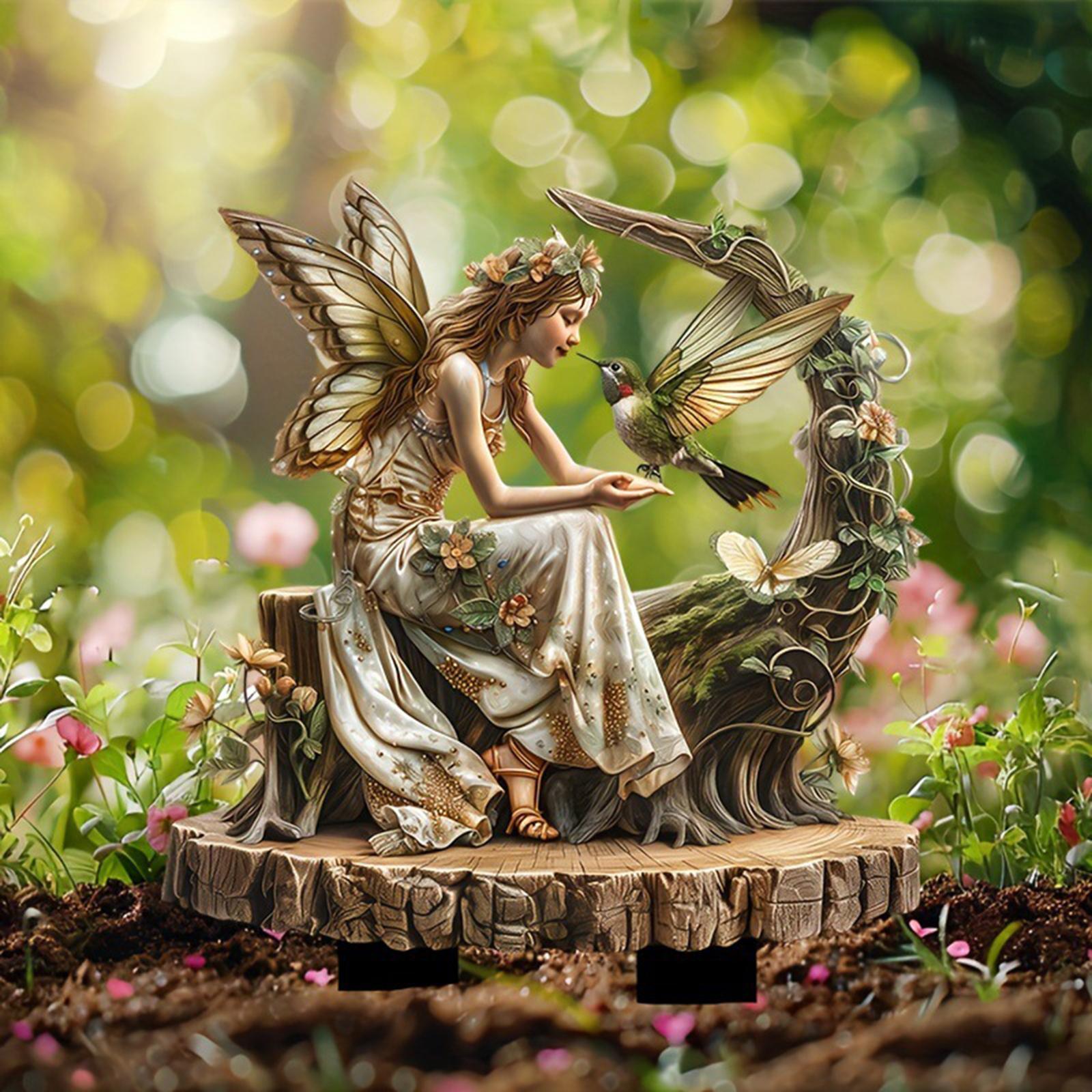 Fada decorativa jardim estaca  - Bonsai Garden Art avaliação e preço