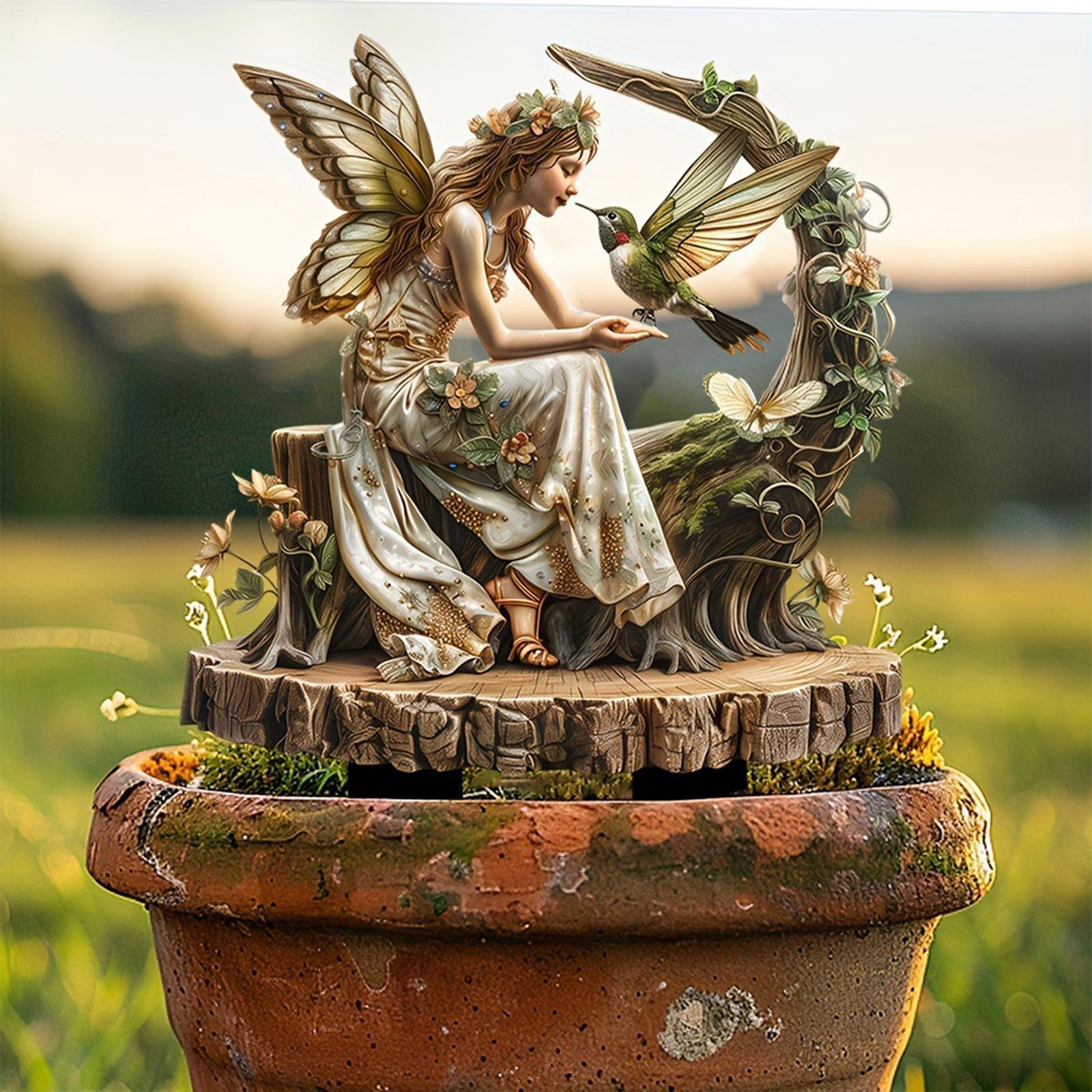 Fada decorativa jardim estaca  - Bonsai Garden Art avaliação e preço