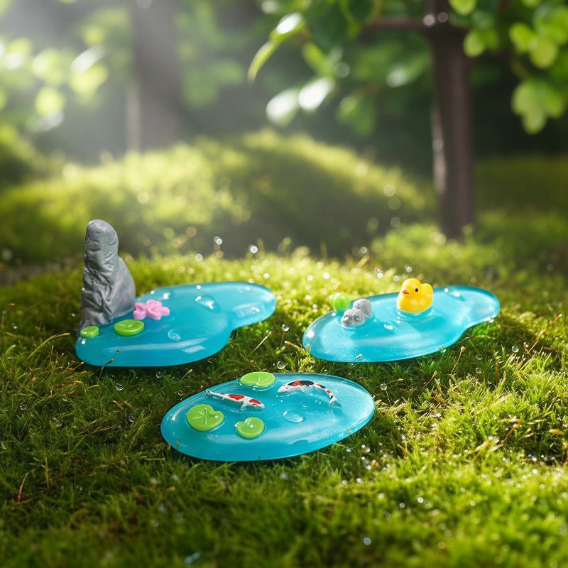 Mini Ornamentos de Resina para - Bonsai Garden With Koi Pond avaliação e preço