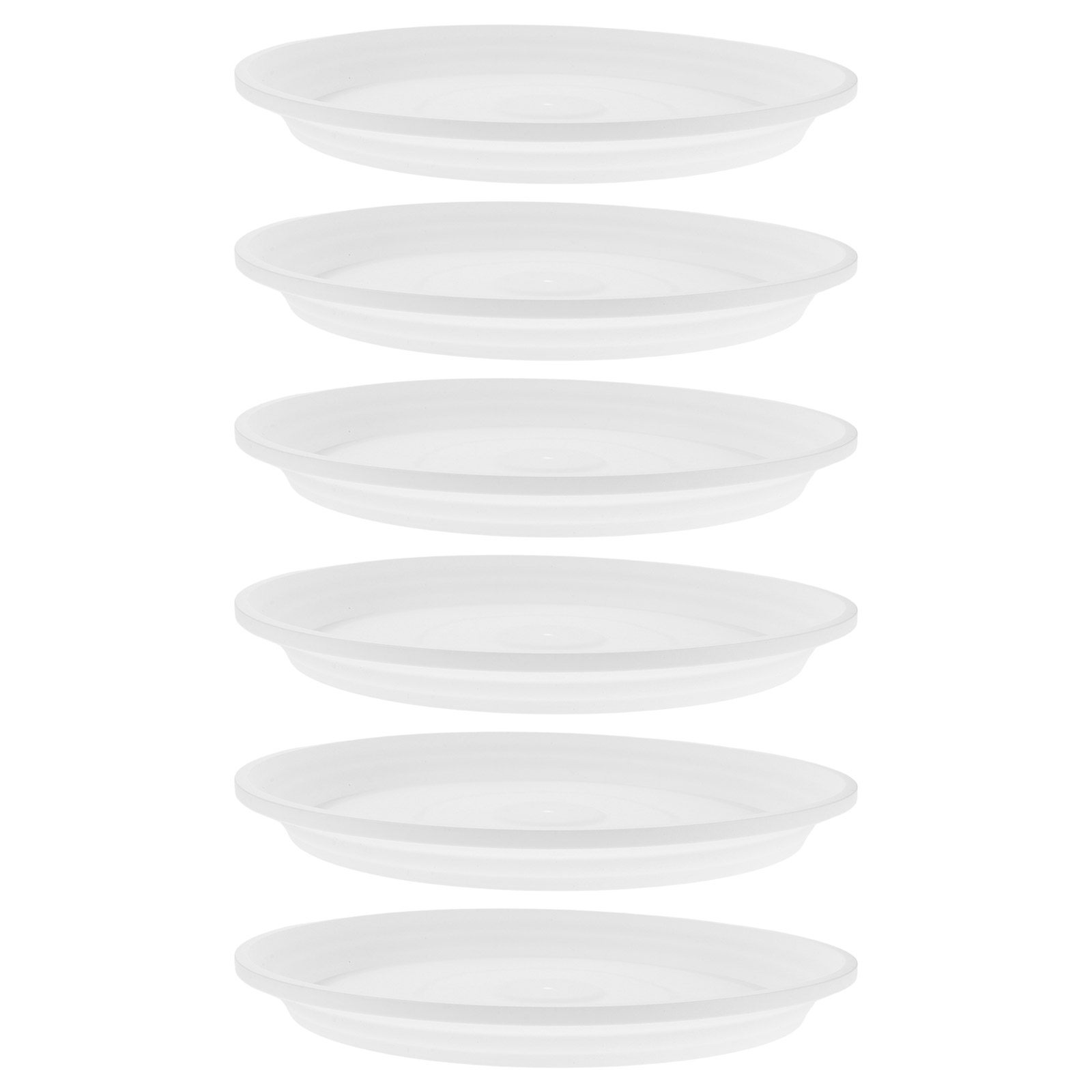 6 Peças de Pratos Redondos de  - Drip Tray Saucer avaliação e preço